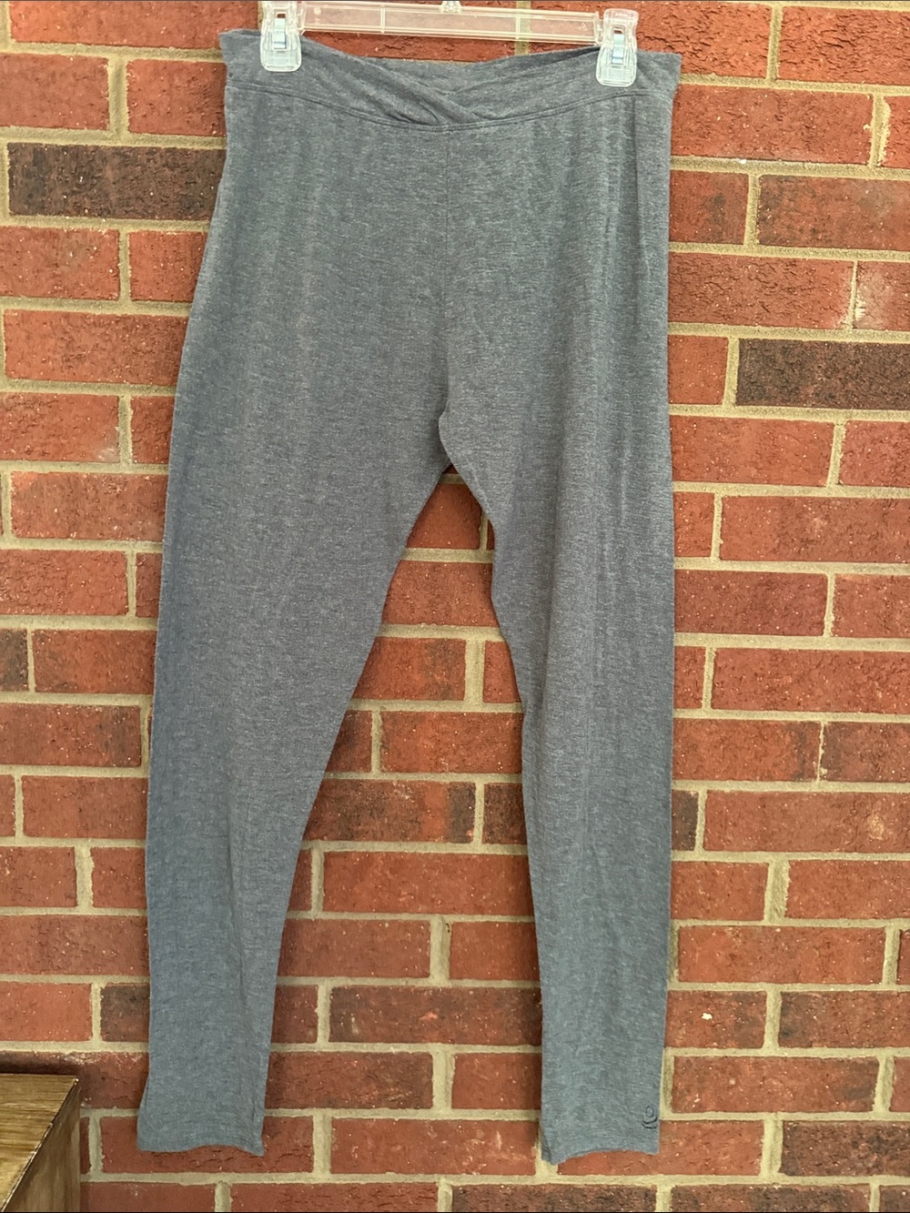 Cuddl Duds Heather Gray Women’s Soft Skinny Leggings
